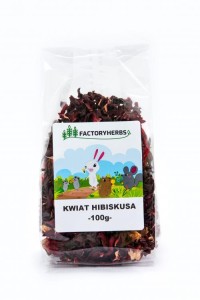 FACTORYHERBS kwiat hibiskusa 100g