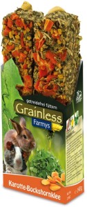 JR Farm grainless kolba marchew – kozieradka 140g		