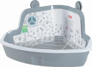 ZOLUX toaleta narożna duża - szara