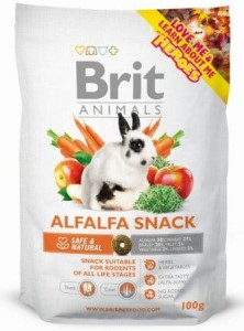 BRIT alfalfa snack przysmak dla gryzoni i królików 100g