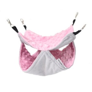 MIMIKO hamak dwupoziomowy różowy 30x30cm