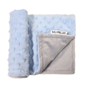 MIMIKO kocyk błękitny 40x40cm