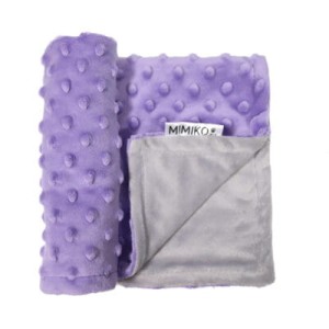 MIMIKO kocyk wrzosowy 40x40cm