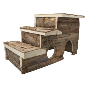 Panama Pet domek pod schodami dla gryzoni, drewniany