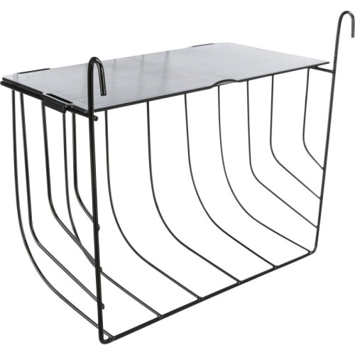 TX-60892 paśnik wiszący dla królików i gryzoni, czarny, metalowo-plastikowy 25x18x12 cm z pokrywką.jpg