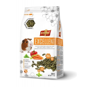 VITAPOL EXCELLENT pełnoporcjowa karma dla świnki morskiej 500g