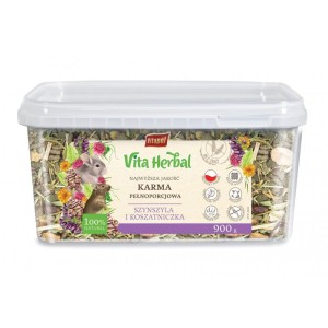 VITAPOL Vita Herbal karma pełnoporcjowa dla szynszyli i koszatniczki 900g