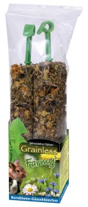 JR Farm grainless kolba stokrotka-bławatek 140g