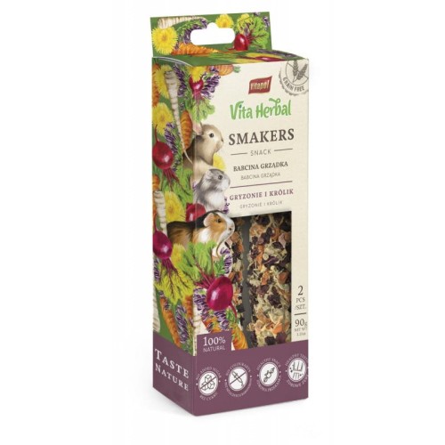 VITAPOL Vita Herbal smakers babcina grządka dla gryzoni i królików 90g.jpg