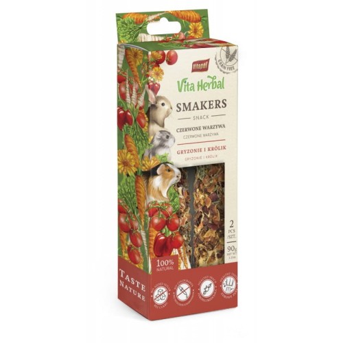 VITAPOL Vita Herbal smakers czerwone warzywa dla gryzoni i królików 90g.jpg