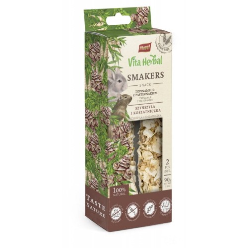 VITAPOL Vita Herbal smakers topinambur z pasternakiem dla szynszyli i koszatniczki 90g.jpg