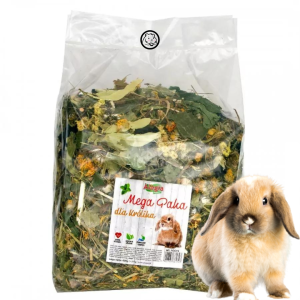 ALEGIA mega paka dla królika 650g - zbilansowana mieszanka ziół