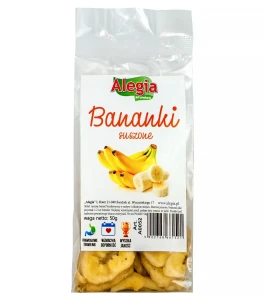ALEGIA przysmak banan suszony 50g