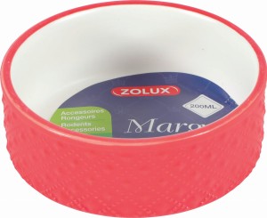 ZOLUX MARGOT miska gres 200ml kolor czerwony