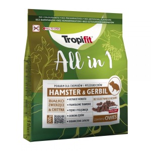 TROPIFIT all in 1 hamster & gerbil 500g - karma dla chomika & myszoskoczka
