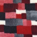 Blovi DryBed VetBed A+ antypoślizgowe posłanie, legowisko dla zwierząt, czerwono-szara krata patchwork 3.jpg