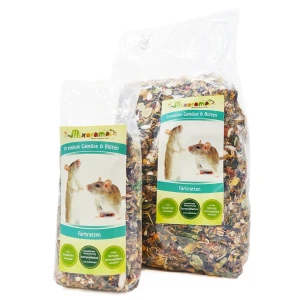 MIXERAMA Farbratten Premium Gemüse & Blüten  karma dla szczura podstawowa 500g