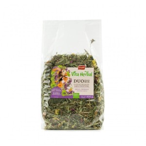VITAPOL Vita Herbal Duo Snack - łąka kwiatowa dla gryzoni i królika 400g