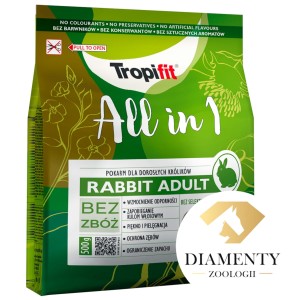 TROPIFIT all in 1 rabbit adult 1,75kg - karma dla dorosłego królika