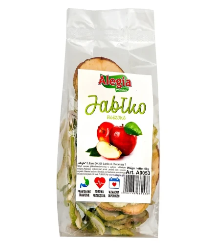 ALEGIA jabłko suszone 60g.webp