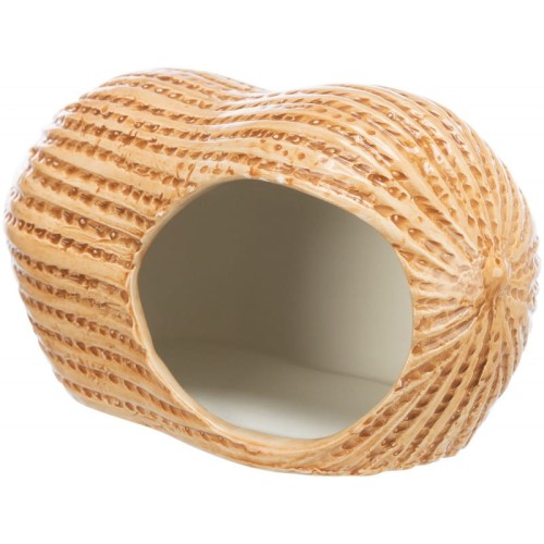 TRIXIE ceramiczny domek dla chomików myszy w kształcie fistaszka 17x8x8 cm.jpg