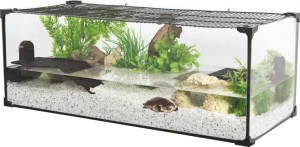 ZOLUX aquaterrarium 120l akwarium o wymiarach 100x40x30 cm z metalową pokrywą kol. czarny (UWAGA! WYSYŁKA TYLKO PALETOWA LUB ODBIÓR OSOBISTY)