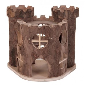 TRIXIE zamek drewniany 15x11x14cm