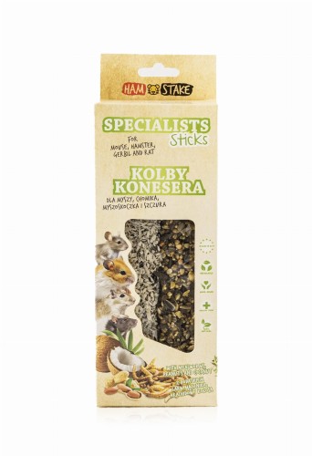 HAM-STAKE Kolby Konesera z larwami, arachidami i kokosem (dla myszy, chomika, myszoskoczka i szczura).jpg