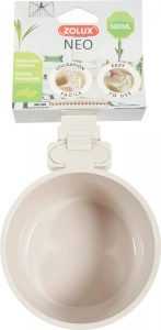 ZOLUX Miska plastikowa NEO do zawieszenia śr. 12 cm kol. beżowy