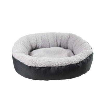 MIMIKO legowisko owalne Basic 30x25cm - grafit.jpg