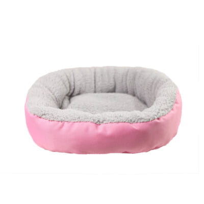 MIMIKO legowisko owalne Basic 30x25cm - róż.jpg