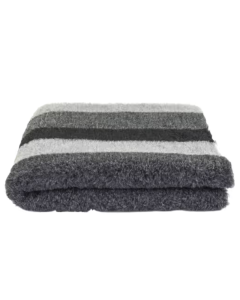 BLOVI DryBed VetBed A+ - antypoślizgowe posłanie, legowisko dla zwierząt, szare pasy 75x50cm