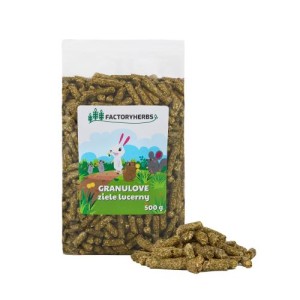 FACTORYHERBS granulove ziele lucerny 500g