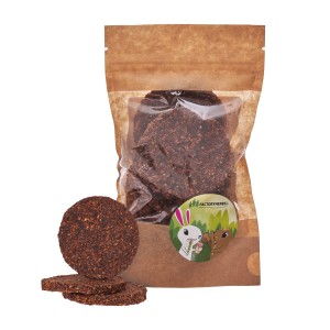 FACTORYHERBS ciasteczka z marchwi z siemieniem lnianym 100g