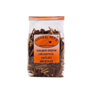 HERBAL PETS gałązki drzew liściastych 75g
