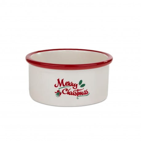 BARRY KING miska ceramiczna Merry Christmas, czerwona, 16x6cm.jpg