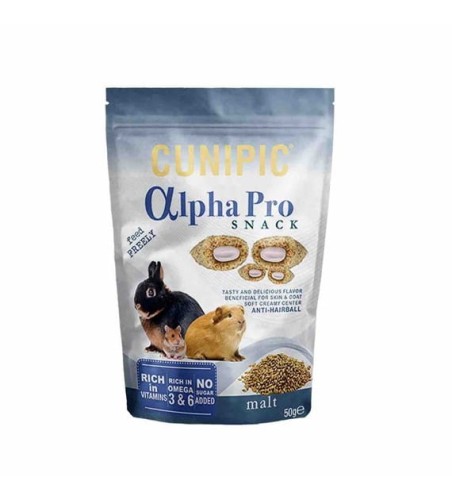 CUNIPIC ALPHA PRO snack malt  - przysmak słodowy 50g.jpg