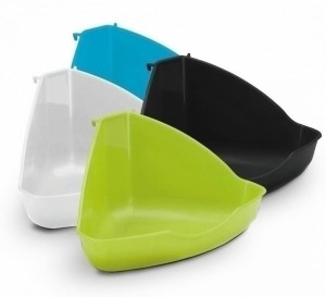 EBI TOALETA/KUWETA NAROŻNA DO KLATKI 15cm