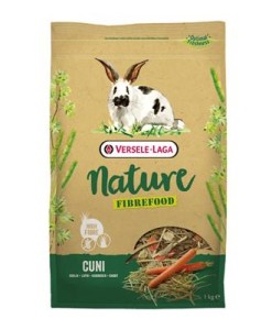 VERSELE-LAGA Cuni Nature Fibrefood 1kg - pokarm LIGHT/SENSITIVE dla królików miniaturowych