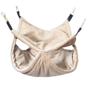 MIMIKO hamak dwupoziomowy Velvet 40x40cm – toffi