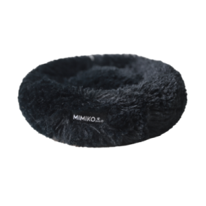 MIMIKO Legowisko Shaggy Mini dla gryzonia (20cm) – Czarny