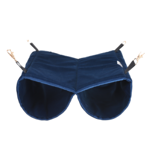 MIMIKO Hamak z piwnicą podwójny Velvet 25x30cm -granat