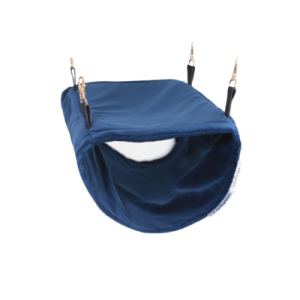 MIMIKO Hamak z piwnicą pojedynczy Velvet 20x30cm – granat