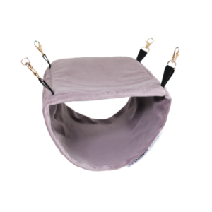 MIMIKO Hamak z piwnicą pojedynczy Velvet 20x30cm – róż