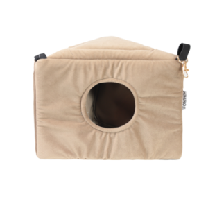 MIMIKO Domek narożny Velvet 30x20cm – toffi