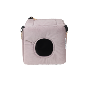 MIMIKO Domek pojedynczy Velvet 20x20x20xcm – róż