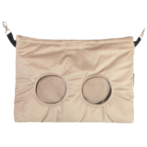 MIMIKO Paśnik podwójny Velvet 30x35cm – toffi