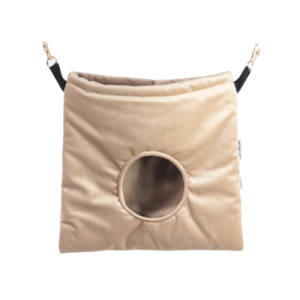 MIMIKO Paśnik pojedynczy Velvet 30x30cm – toffi