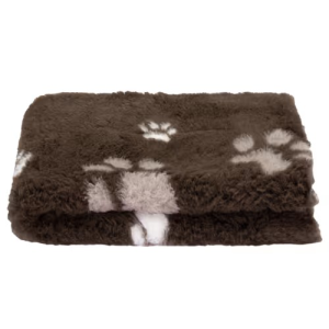 Blovi DryBed A+ - antypoślizgowe posłanie, legowisko dla zwierząt, czekoladowe - 75x50cm