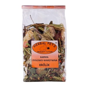 HERBAL PETS karma ziołowo-warzywna dla królika 150g